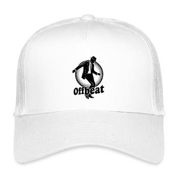 Offbeat im Anzug - Kinder Trucker-Cap - Weiß - Vorne
