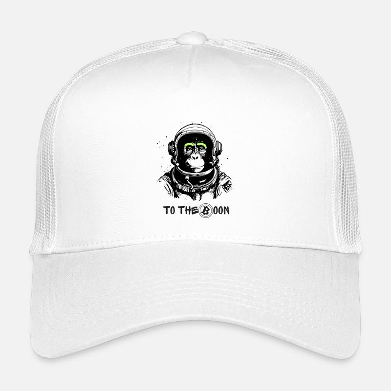 Astro Monkey Bitcoin T-shirt Bitcoin to the Moon Casquette trucker enfant
