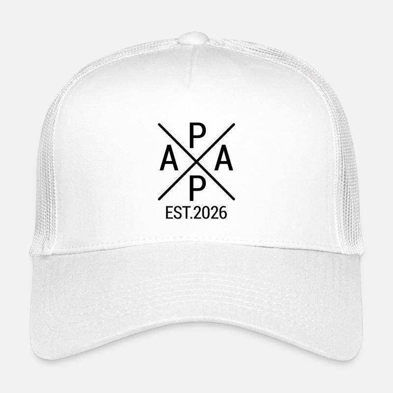 Papa 2026 Erstes Mal Papa 2026 Kinder Trucker-Cap