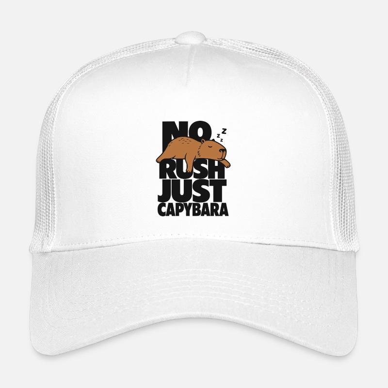 No Rush Just Capybara Kids’ Trucker Cap