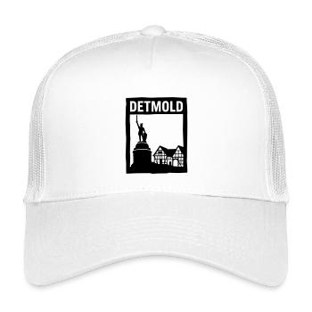 detmold wahrzeichen siilhouette - Kinder Trucker-Cap - Weiß - Vorne