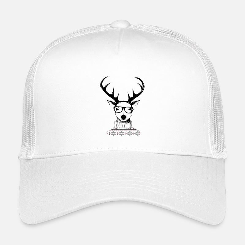 Hipster deer Kids’ Trucker Cap