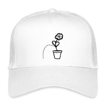Pipinelke - Kinder Trucker-Cap - Weiß - Vorne