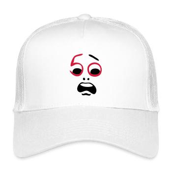 Hilfe, 50 Jahre ! - Kinder Trucker-Cap - Weiß - Vorne