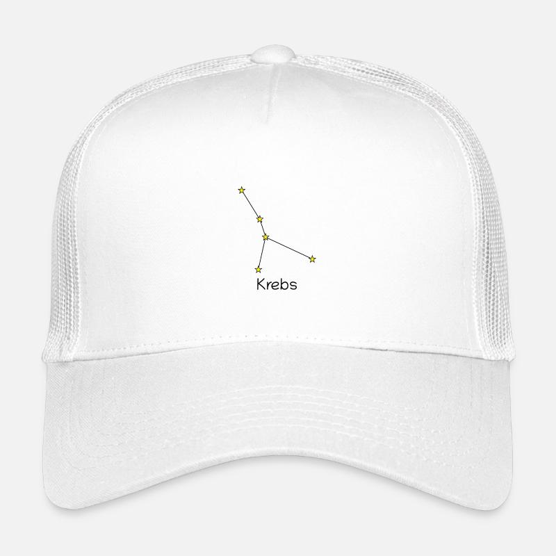 Sternzeichen Krebs - Kinder Trucker-Cap - Weiß