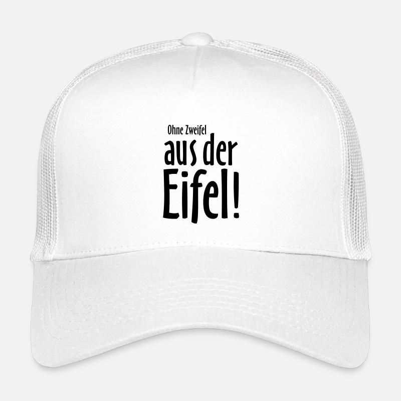 Ohne Zweifel aus der Eifel - Kinder Trucker-Cap - Weiß
