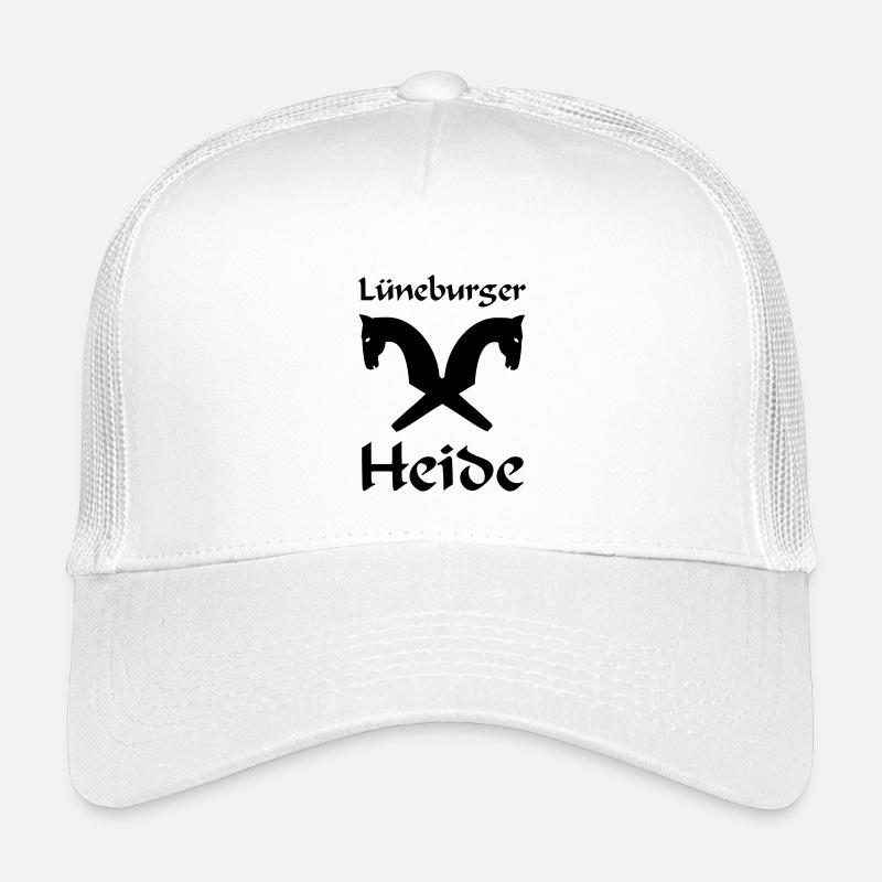 Lüneburger Heide Motiv - Kinder Trucker-Cap - Weiß
