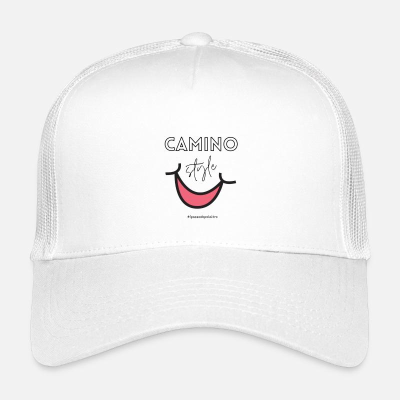Smile Kamin-Stil - Kinder Trucker-Cap - Weiß