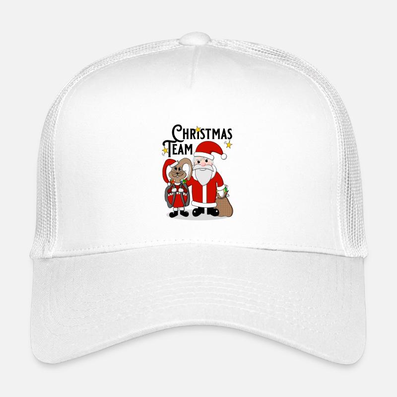 Christmas Team - Kids’ Trucker Cap - white