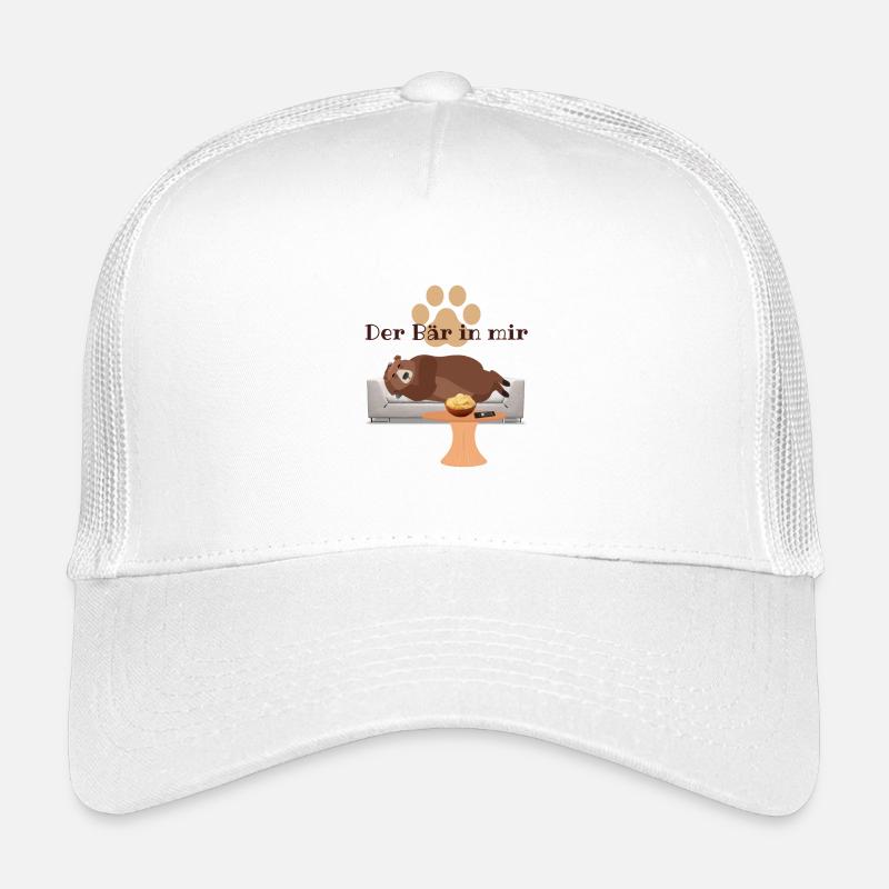 Der Bär in mir ! - Kinder Trucker-Cap - Weiß