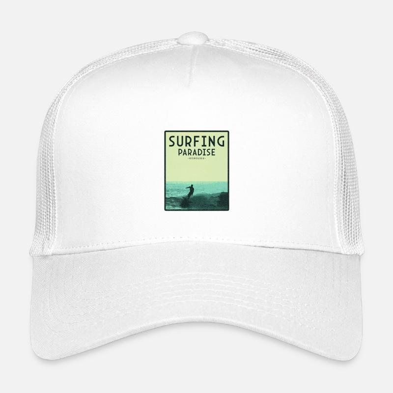Paradis du surf à Honolulu Casquette trucker enfant