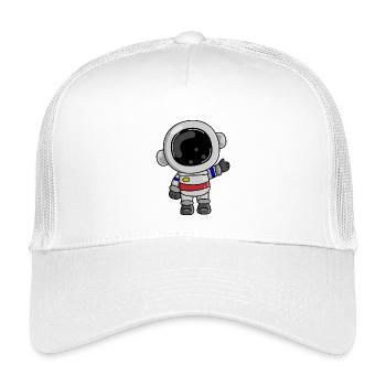 Astronaut Cosmos Spaceman Space - Kids’ Trucker Cap - white - Front