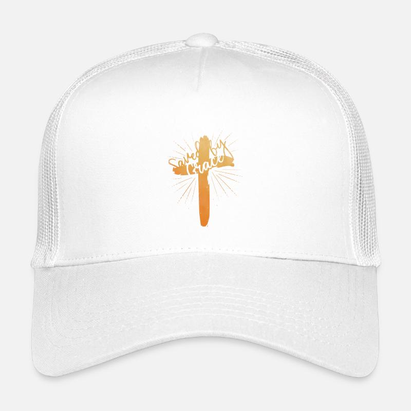 Saved by Grace - Kinder Trucker-Cap - Weiß