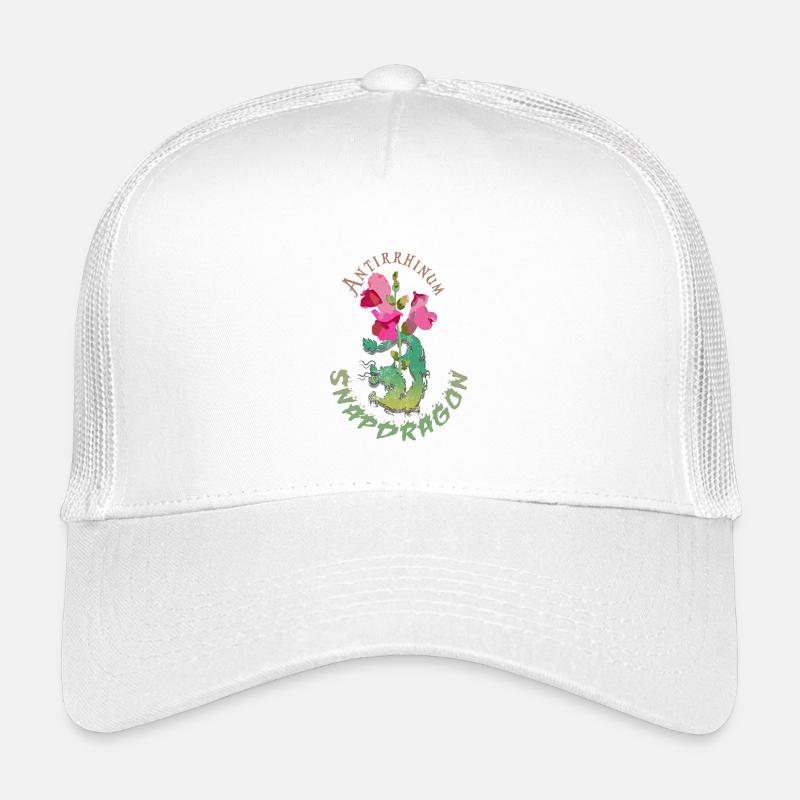 Drachenblumen - Kinder Trucker-Cap - Weiß
