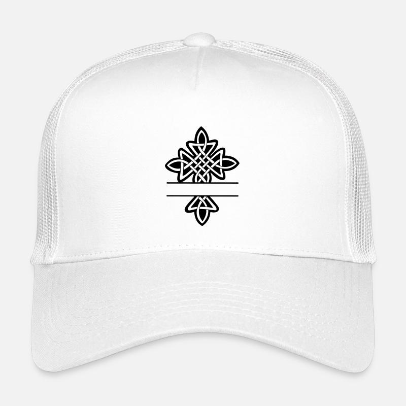 Monogramme croisé celtique Casquette trucker enfant