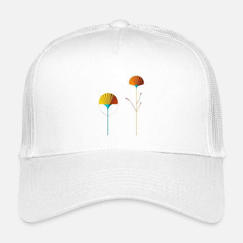Abstrakte Farbblütenfächer Kinder Trucker-Cap