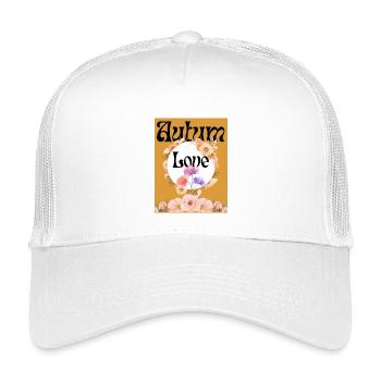 Aurum Love Blütenkreis - Kinder Trucker-Cap - Weiß - Vorne