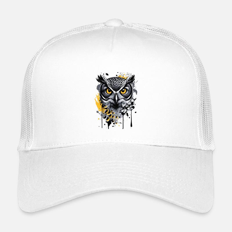 Eule Bunt - Nachteule - Schleiereule - Kauz Kinder Trucker-Cap
