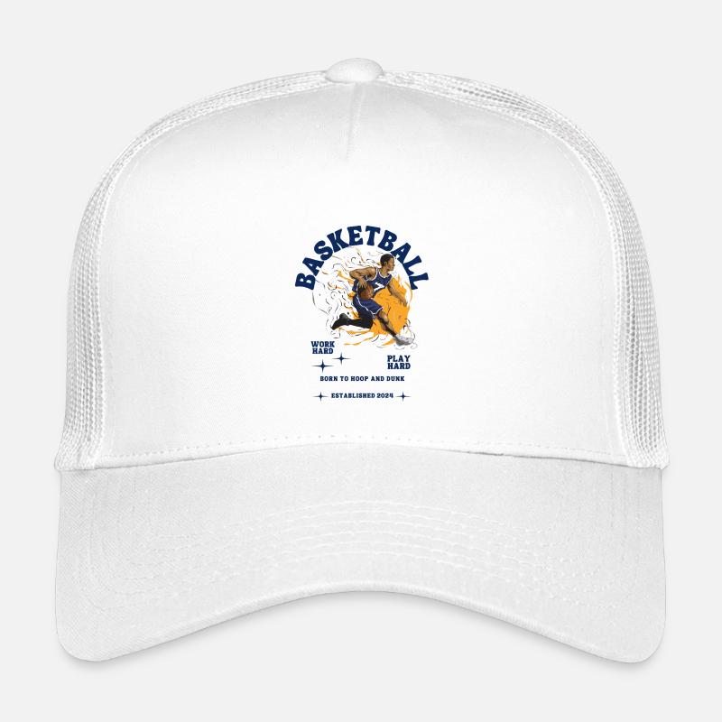 Illustration dynamique de joueur de basket-ball Casquette trucker enfant