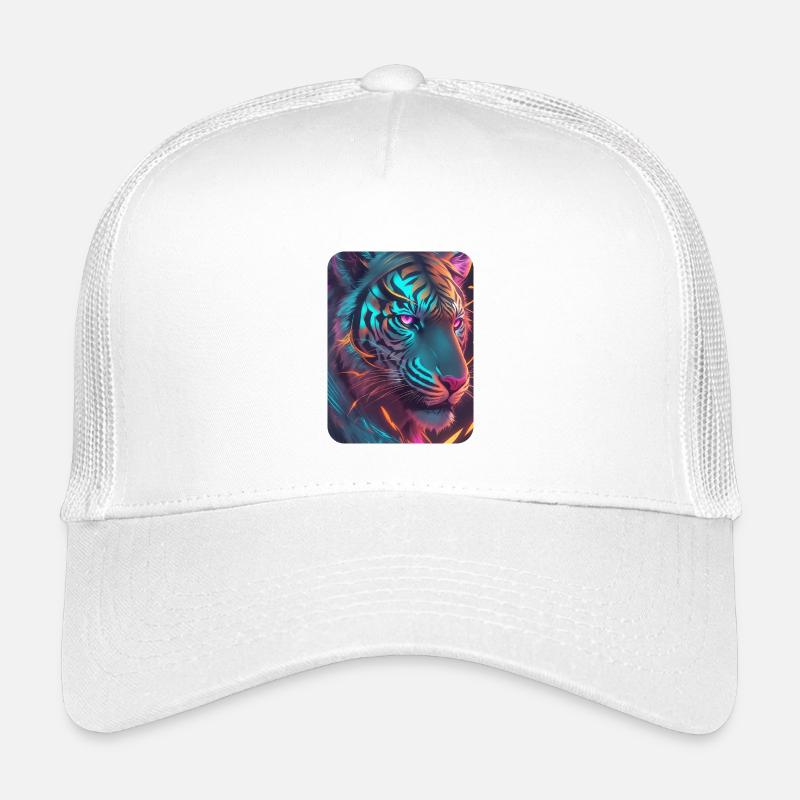 Néon Tiger Thème Lucid Casquette trucker enfant
