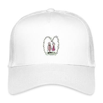 Des grands-parents chaleureux à Blumenherz - Casquette trucker enfant - blanc - Devant