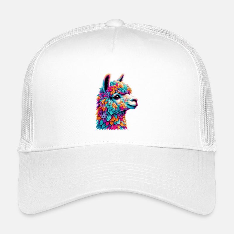 Alpaka - Kinder Trucker-Cap - Weiß