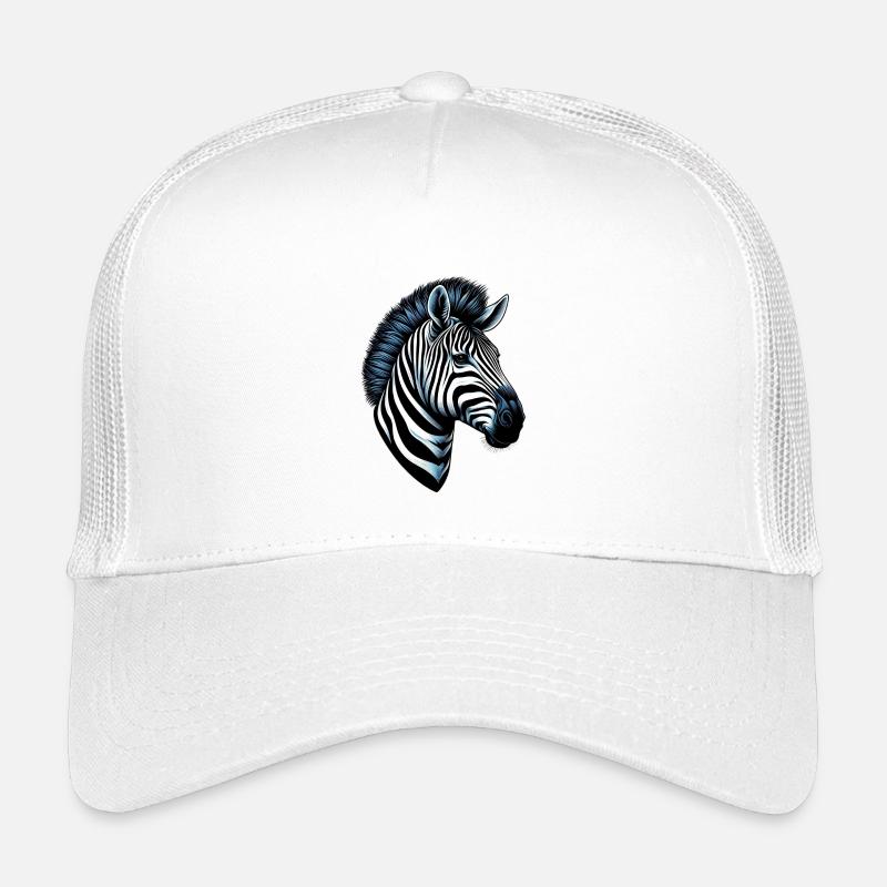 Zebra - Kinder Trucker-Cap - Weiß