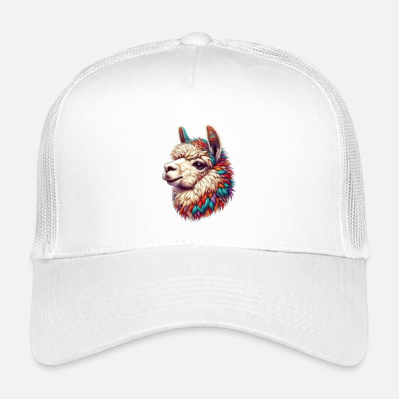 Alpaka - Kinder Trucker-Cap - Weiß