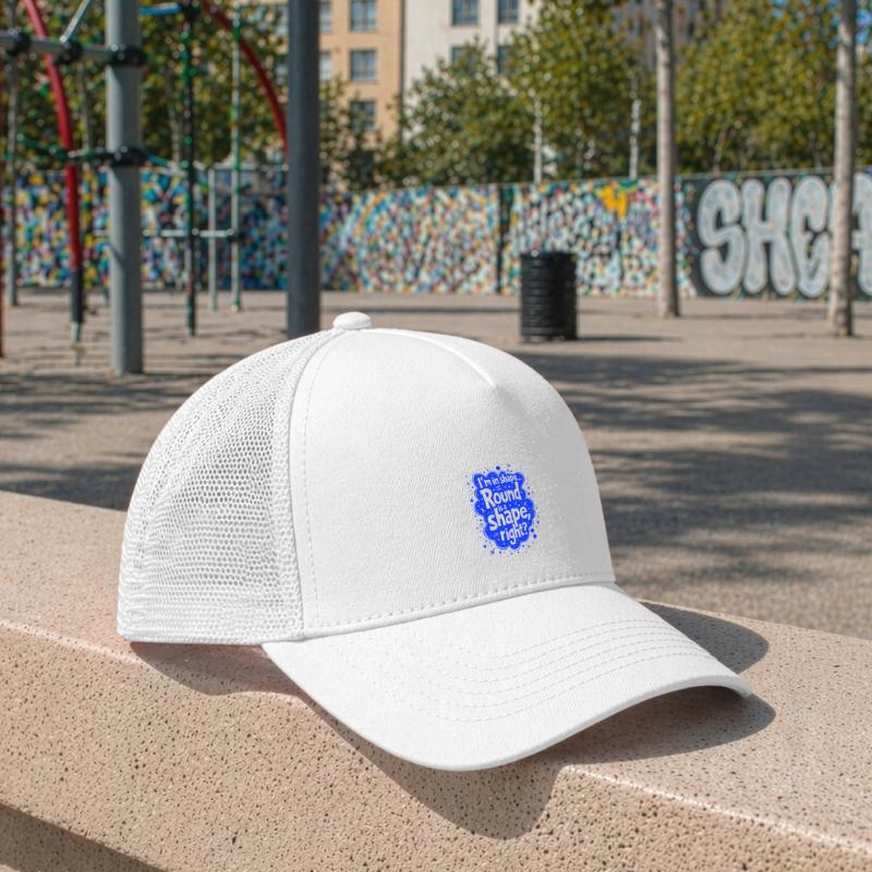 Ich bin in Form... Rund ist eine Form, oder? Kinder Trucker-Cap