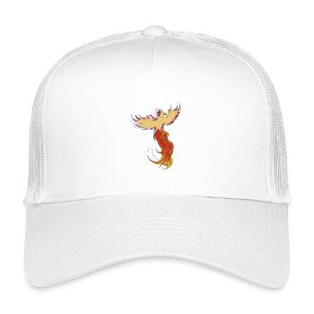 Phönix erhebt sich aus der Asche - Kinder Trucker-Cap - Weiß - Vorne