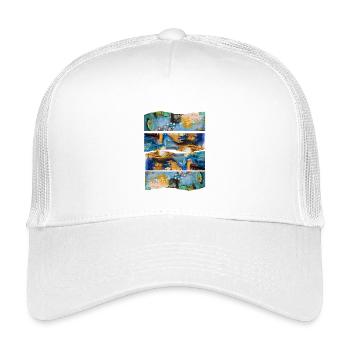Abstract Colorful Expression - Kids’ Trucker Cap - white - Front