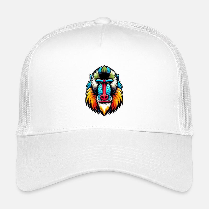 Singe mandrill Casquette trucker enfant