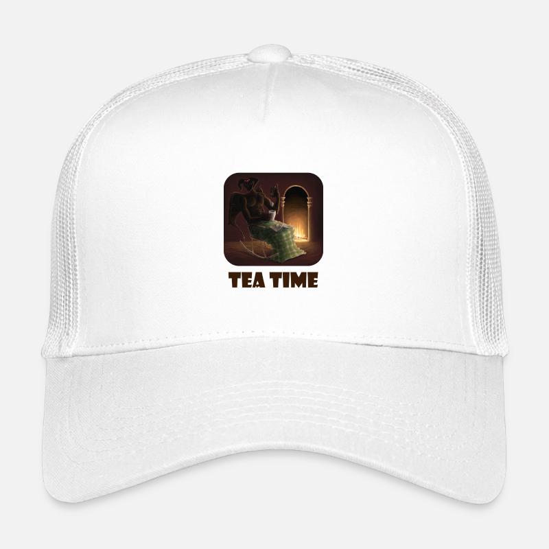 Eine wohlverdiente Teepause für diesen bekannten Dämon Kinder Trucker-Cap