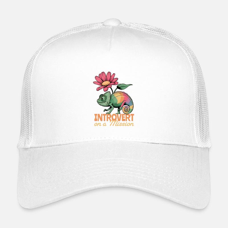 Introvert on a Mission – Chamäleon-Power Kinder Trucker-Cap