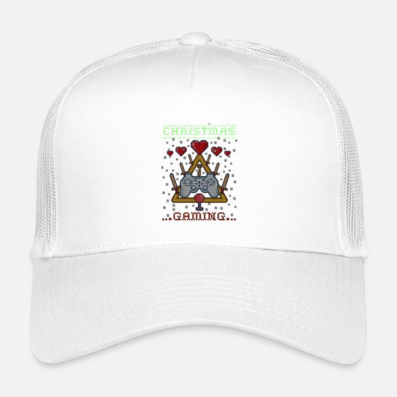 Weihnachten - Kinder Trucker-Cap - Weiß