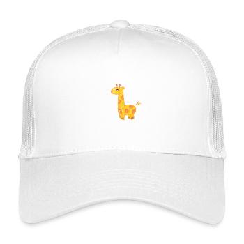 Die Elegante Giraffe - Kinder Trucker-Cap - Weiß - Vorne