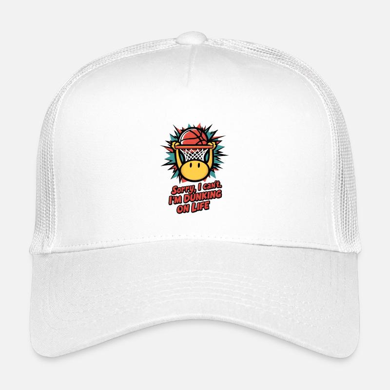 Dunking on Life Kinder Trucker-Cap