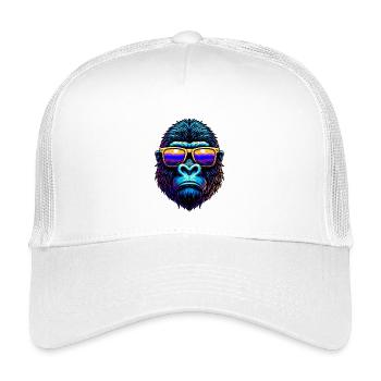 Gorilla - Kids’ Trucker Cap - white - Front