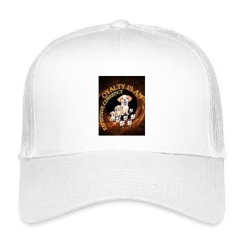 La loyauté est une monnaie rare - Casquette trucker enfant - blanc - Devant