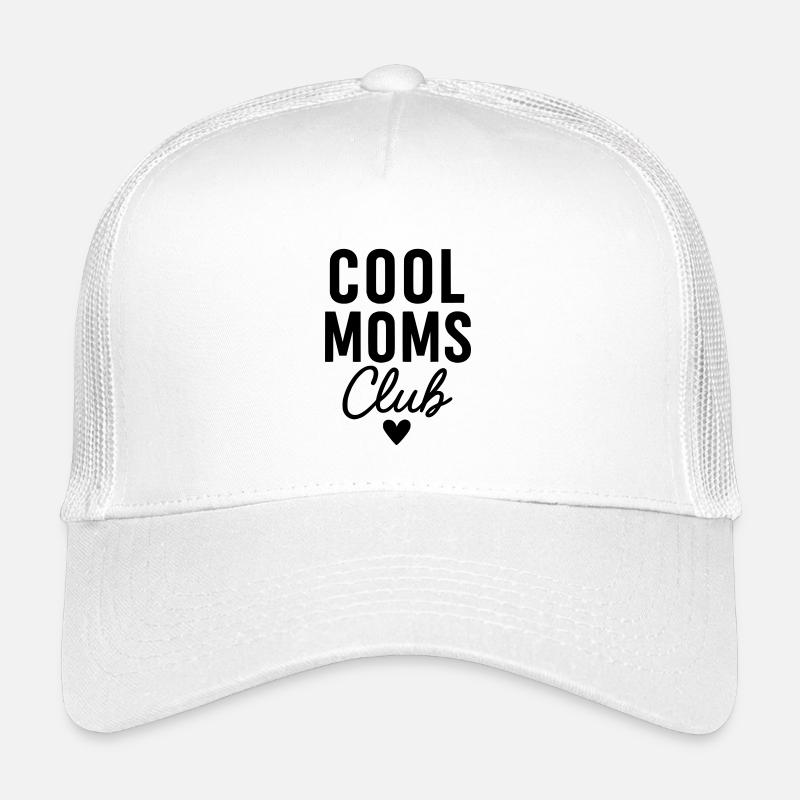 Cool Moms Club - Kinder Trucker-Cap - Weiß