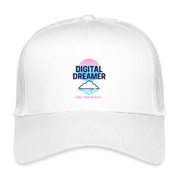 Digital Dreamer - Kids’ Trucker Cap - white - Front