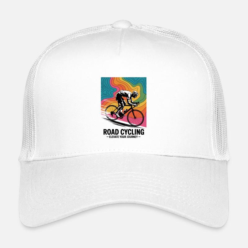 1970s Road Cycling – Retro Map Tee Kids’ Trucker Cap