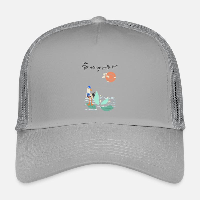 Küstenvogel im Urlaub Kids’ Trucker Cap