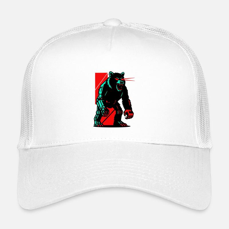 Mecha Techno Bear Kids’ Trucker Cap