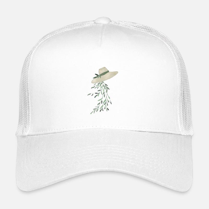 Blaetterhut - Kinder Trucker-Cap - Weiß