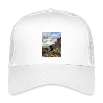 Sunset in the mountains - Kids’ Trucker Cap - white - Front