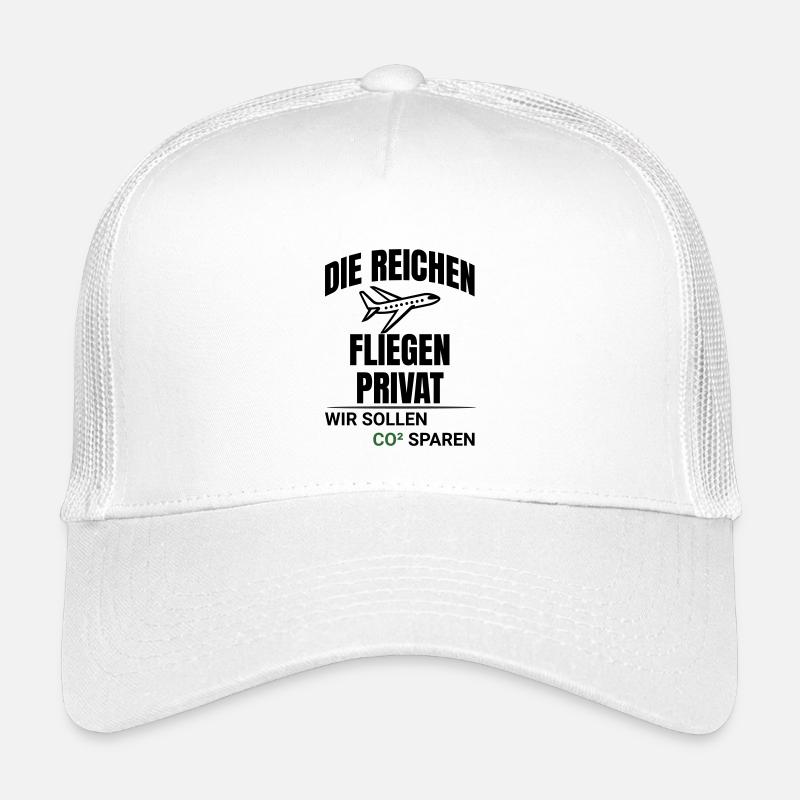 Abstract CO2 Climate Protection Design - Kids’ Trucker Cap - white