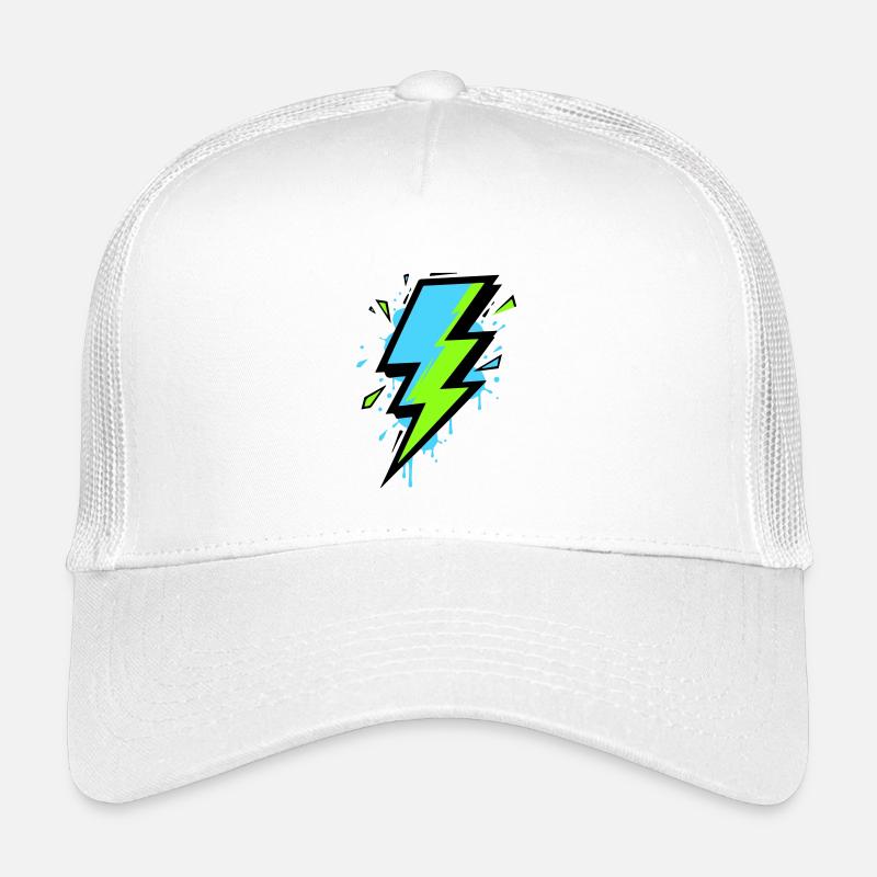 Strahl der modernen Elektrizität - Kinder Trucker-Cap - Weiß