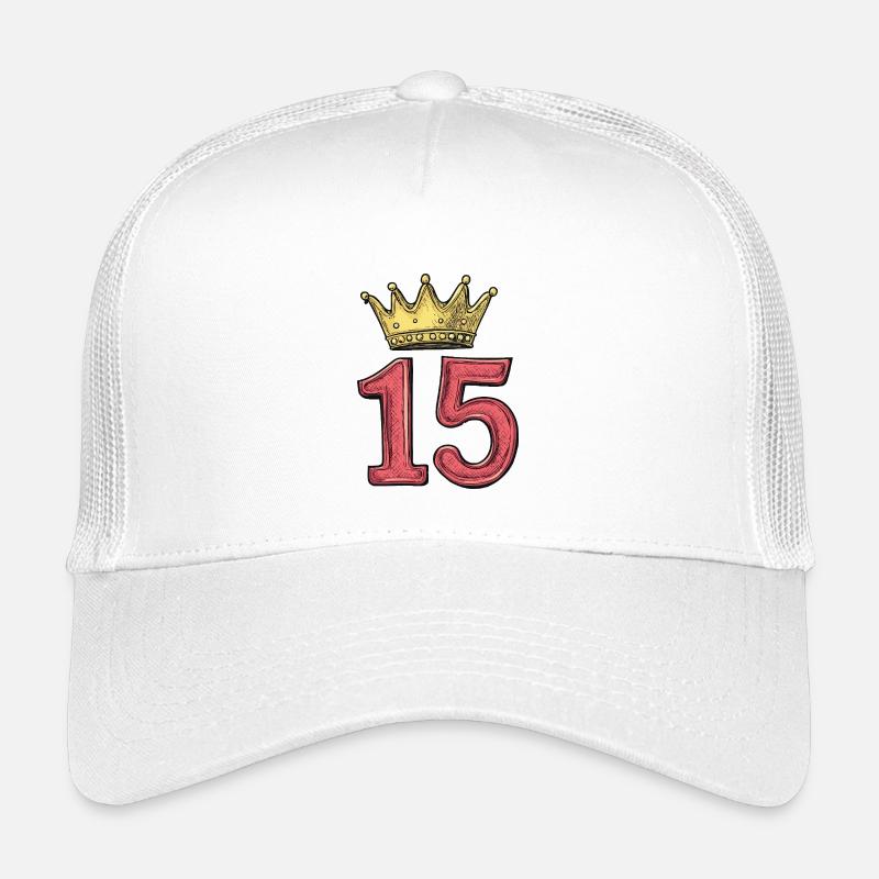 15 Number Crown Kids’ Trucker Cap