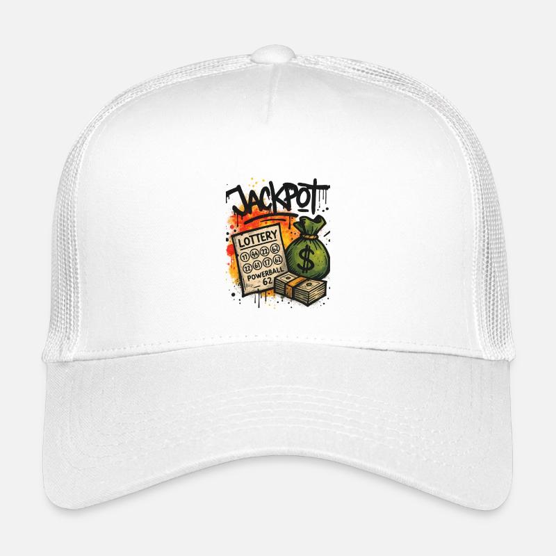 Graffiti Kunst Jackpot Lotterie Kinder Trucker-Cap